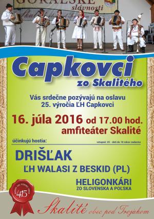 Pozor zmena vystúpenia  ĽH Capkovci!!!
