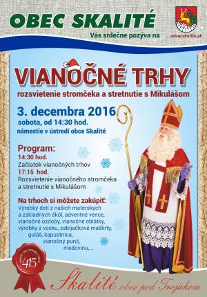 Vianočné trhy a rozsvietenie vianočného stromčeka