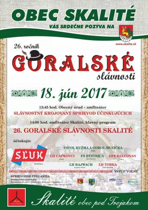 Goralské slávnosti 2017