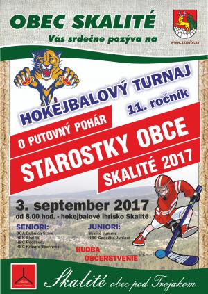 11. ročník hokejbalového turnaja o pohár starostky obce Skalité 