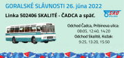 Historickým autobusom Karosou ŠD 11 na Goralské slávnosti v Skalitom 1