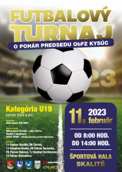 Futbalový turnaj o Pohár predsedu ObFZ Kysúc - 11.2.2023